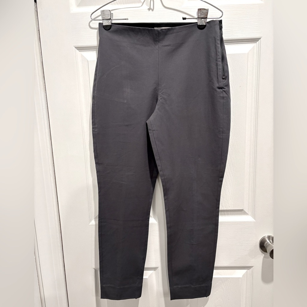 Everlane The Side-Zip Stretch Cotton Pants Gray